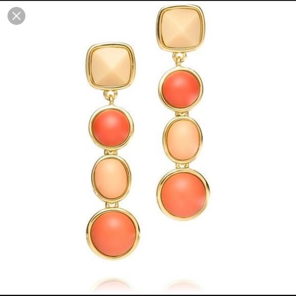 Tory Burch Jewelry - TORY BURCH AUDREY STONE LINEAR EARRINGS